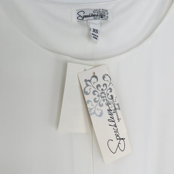 Speechless Formal White Sheath Dress Mini Dress XS - Picture 3 of 5